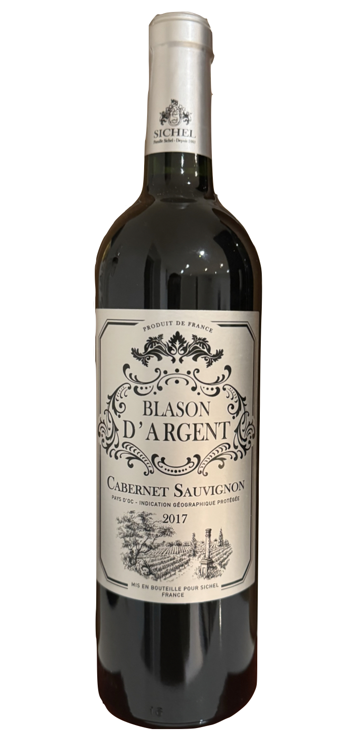 Blason d'argent cabernet sauvignon